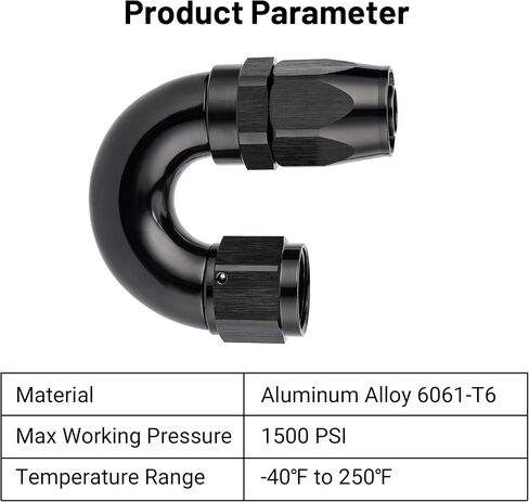 EVIL ENERGY 6AN 90 Degree One Piece Full Flow Hose End Fitting Swivel For CPE Braided Hose in Saudi Arabia