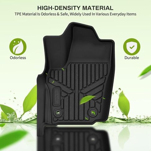 AUTOSAVER88 Floor Mats for 2024 Toyota Tacoma Double Cab, All Weather TPE Floor Liners Custom Fit for 2024 Tacoma Automatic Transmission Exclude Hybrid, Front & Rear 2 Row Car Mats Accessories, Black in Saudi Arabia