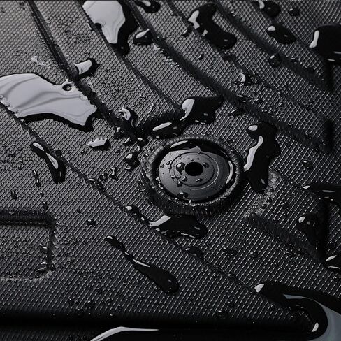 AUTOSAVER88 Floor Mats for 2024 Toyota Tacoma Double Cab, All Weather TPE Floor Liners Custom Fit for 2024 Tacoma Automatic Transmission Exclude Hybrid, Front & Rear 2 Row Car Mats Accessories, Black in Saudi Arabia