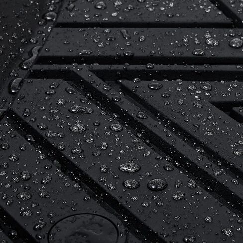 AUTOSAVER88 Floor Mats for 2024 Toyota Tacoma Double Cab, All Weather TPE Floor Liners Custom Fit for 2024 Tacoma Automatic Transmission Exclude Hybrid, Front & Rear 2 Row Car Mats Accessories, Black in Saudi Arabia