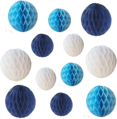 12 قطعة 6 بوصة 8 بوصة مناديل ورقية على شكل قرص العسل، كرات تزيين خلفية للحفلات، كرات زهرة ورقية، مجموعة من كرات العسل الورقية لغرفة الزفاف، عيد ميلاد الطفل (أصفر برتقالي أخضر) in Kuwait