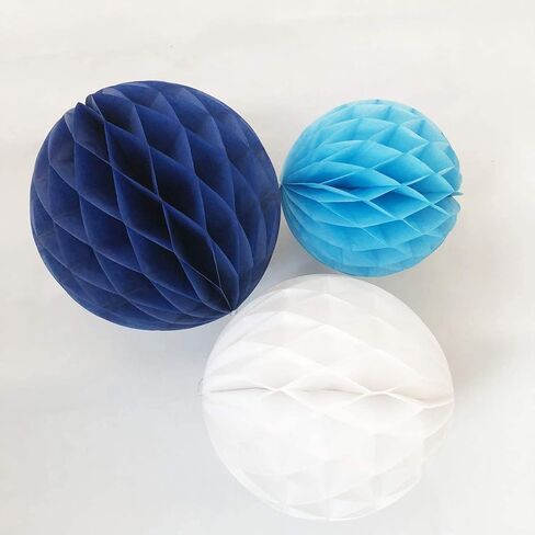 12 قطعة 6 بوصة 8 بوصة مناديل ورقية على شكل قرص العسل، كرات تزيين خلفية للحفلات، كرات زهرة ورقية، مجموعة من كرات العسل الورقية لغرفة الزفاف، عيد ميلاد الطفل (أصفر برتقالي أخضر) in Kuwait