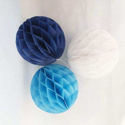 12 قطعة 6 بوصة 8 بوصة مناديل ورقية على شكل قرص العسل، كرات تزيين خلفية للحفلات، كرات زهرة ورقية، مجموعة من كرات العسل الورقية لغرفة الزفاف، عيد ميلاد الطفل (أصفر برتقالي أخضر) in Kuwait