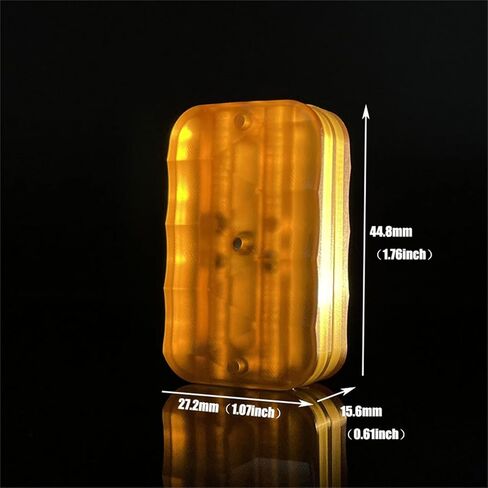 العنبر الشفاف PEI Fidget Haptic Slider EDC Fidget Toys ADHD أداة مضادة للقلق مكتب مكتب ألعاب تخفيف التوتر للبالغين (PEI طبقة مزدوجة) in Kuwait