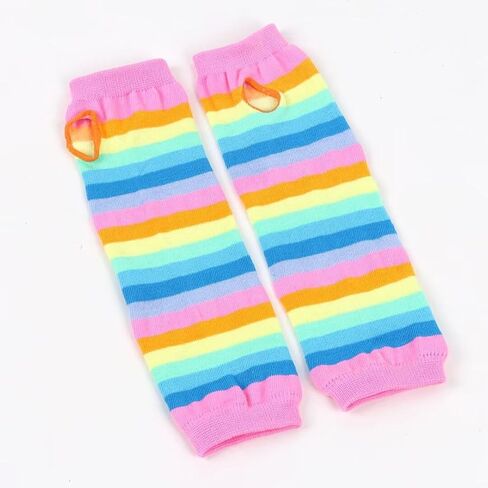 Knit Arm Warmer Thumb Hole Stretchy Gloves Women Long Fingerless Gloves Halloween Cosplay Accossaries in Saudi Arabia