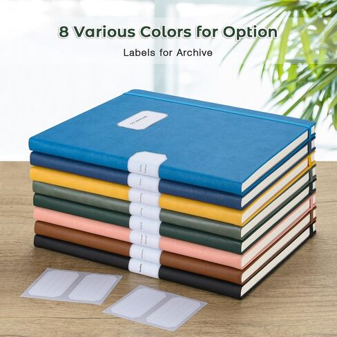 Blank Notebook, Hardcover Sketch Book, 8.5" x 11" Large Blank Journal, No Bleed Thick Paper Sketchbook for Drawing, Unlined Notebook Journal for Women Men, A4 Leather Sketchbook, Lay Flat, Light Green in Kuwait