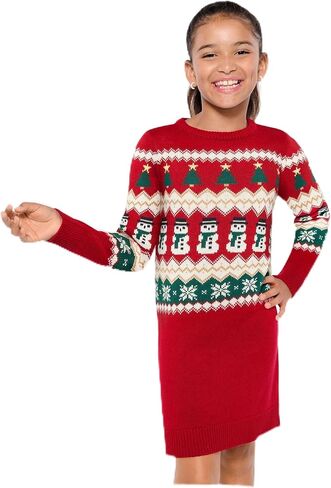 The Children's Place Girls' Long Sleeve Sweater Dress in Saudi Arabia