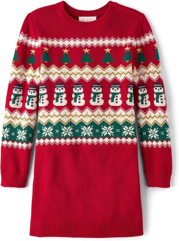 The Children's Place Girls' Long Sleeve Sweater Dress in Saudi Arabia