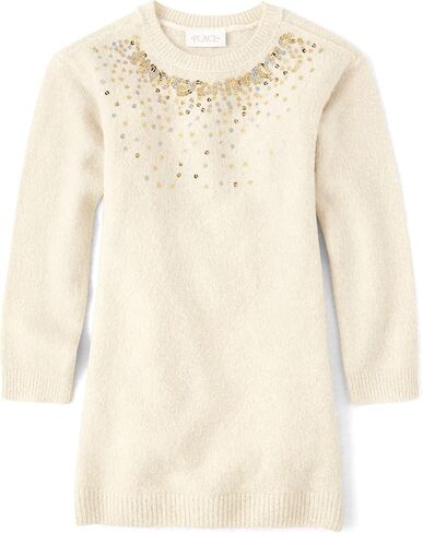 The Children's Place Girls' Long Sleeve Sweater Dress in Saudi Arabia