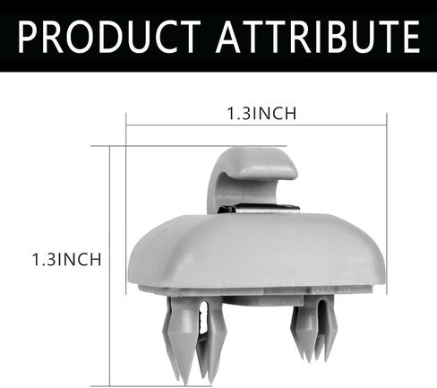 Interior Sun Visor Hook Clip, Base Makeup Mirror Fixing Bracket Compatible with Audi 2013-2016 A1 A3 A4 A5 Q3 Q5 (Black) in Saudi Arabia