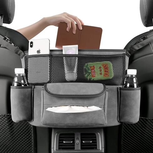 EKALA Car Organizer, Extra Large Capacity Storage, Multi-Pocket, Handbag, Black in Saudi Arabia