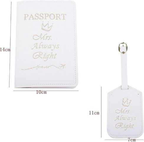 Passport Wallets Travel Holder Set,his and her passport holder and luggage tags,Slim Waterproof Passport Case,newlywed travel gifts for Couples,Bridal Shower Gift in Saudi Arabia