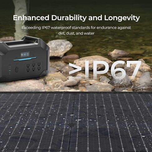 Renogy 400W Lightweight Portable Solar Suitcase, Foldable Solar Panel for Outdoor Activities, Durable & IP67 Waterproof for RV, Camping, Off-Grid, Fast Installation with Sturdy Kickstands in Kuwait