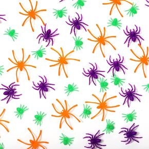 3 Sizes 120 Pieces Plastic Spiders Halloween Small Plastic Spiders Fake Tiny Spiders Terror Prank Props for Home and Party Decorations, 2 x 1.8 Inch, 1.5 x 0.8 Inch, 0.9 x 0.6 Inch