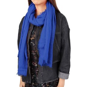 Belsen Unisex Cotton Blend Crinkle Soft Long Scarf Hijab Wrap Shawl Headwear Scarf