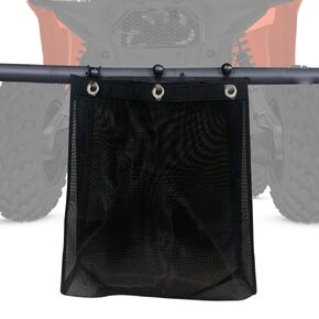 Universal UTV Trash Bag Mesh，Trash Sack for UTV，PVC Mesh Organizer，Compatible with Polaris RZR, Can-Am（24''*16.9''*10.6''）