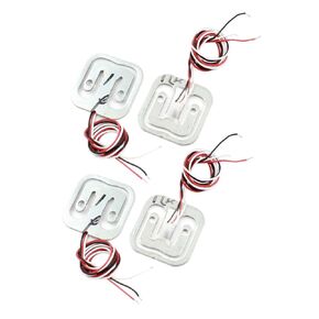 uxcell 4 Pcs 4x5Kg 3-Wire Half Bridge Scale Electronic Weighing Sensor for Kitchen Scale,Human Body Bathroom Scale, Jewelry Scale