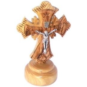 سوق الأرض المقدسة طاولة صغيرة الجودة طبقتين صليب - خشب زيتون in Kuwait