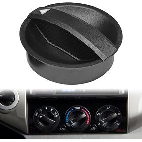Auto HVAC Control Knob Fan Heater AC Compatible with 2005-2011 Toyota Tacoma Dials Blower Temperature Air Flow Control Switch Knob 65551820A 758695 (Knob-1Pcs)