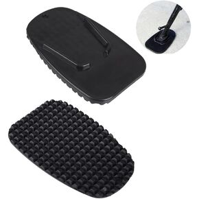 Wixine 2Pcs Motorcycle Side Kickstand Non-Slip Plate Base Parking Stand Support Plastic Pad