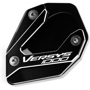 Motorcycle Side Stand Extension Kickstand Plate Compatible With Kawasaki Versys 1000 SE KLZ1000 SE LT+ 2015-2022 | Foot Pad Support Versys 1000SE Accessories (black)