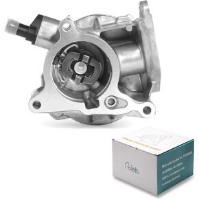 Brake Booster Vacuum Pump ‎06H145100AD 06H145100AK OE Replacement For Audi A3 2008-2013 2015/Volkswagen VW Tiguan CC Eos 2009-2015/GTI 2008-2014/Jetta 2008 2009 2010 2012 Engine 1.8L 2.0L