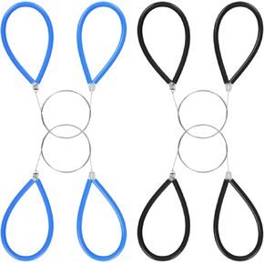 4pcs Clay Cutters, Steel Wire Clay Cutters Pottery Clay Cutting Tool Mud Pottery Cut Off Tool with Handle for Pottery Clay Artists Sculpting Cheese Dough