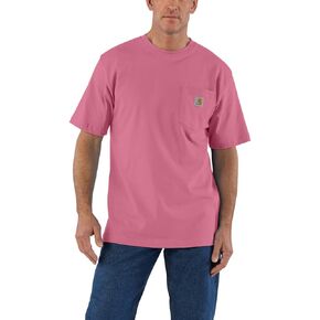 Carhartt Men's Loose Fit Heavyweight Short-Sleeve Pocket T-Shirt (Also Available in Big & Tall), Woodrose