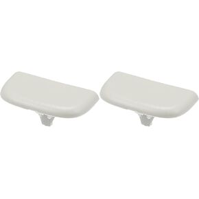 X AUTOHAUX 2 Pcs Beige Sun Visor Cap Clip No.DS7Z54672A40AF/DS7Z4273AA for Ford Edge 2015-2023 for Ford Fusion 2013-2016