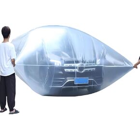 Universal Plastic Car Cover,Fully Enclosed Sealed Car Flood Cover,Reusable Plastic Car Cover,Prevent Cars from Being Flooded,PE Material 13.1×22.9ft Suitable for Most Cars and SUVs