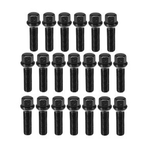 ACROPIX M14x1.5 Extended Wheel Lug Bolts for Wheel Spacers Ball Seat 19mm Hex 65mm Shank Length Fit for VW for Audi - Pack of 20