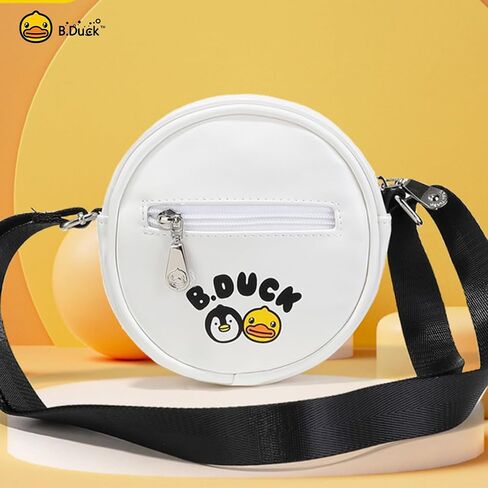 B.Duck Kids Cute Animal Crossbody Bag Wallet PU Leather Toddler Fanny Pack Purse with Zipper Adjustable Belt Christmas Gift in Saudi Arabia