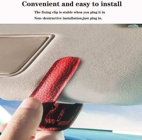 ACODABLEM Bling Car Glass Holder Sun Visor, Bling Crystal Rhinestone Sunglasses Magnetic Holder Mount Universal Eyeglasses Hanger Clip, Ticket Card Clip for Car, Car Sun Visor Accessories (Sliver) in Saudi Arabia