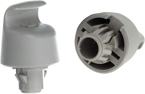 96409-3JA0A Sun Visor Retainer Clip Holder Latch Lock Compatible with N-issan Trail T32 Altima Murano Pathfinder Teana Rogue Titan Armada 96409-5HA0A (Gray 2Pcs) in Kuwait
