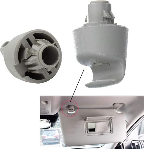 96409-3JA0A Sun Visor Retainer Clip Holder Latch Lock Compatible with N-issan Trail T32 Altima Murano Pathfinder Teana Rogue Titan Armada 96409-5HA0A (Gray 2Pcs) in Kuwait