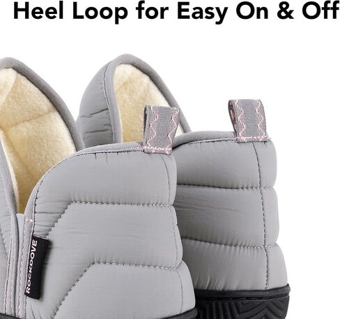 RockDove Women's Alpinz Breathable Puffer Bootie Slippers Lightweight Memory Foam Indoor Outdoor House Shoes for Camp Trips in Saudi Arabia