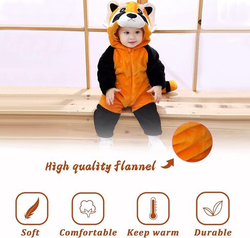 TONWHAR Infant Toddler Kid Halloween Cosplay Costume Kids' Animal Outfit Snowsuit in Saudi Arabia