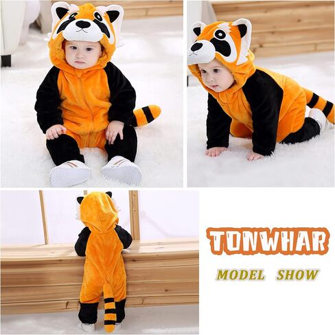 TONWHAR Infant Toddler Kid Halloween Cosplay Costume Kids' Animal Outfit Snowsuit in Saudi Arabia