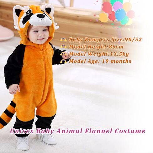 TONWHAR Infant Toddler Kid Halloween Cosplay Costume Kids' Animal Outfit Snowsuit in Saudi Arabia