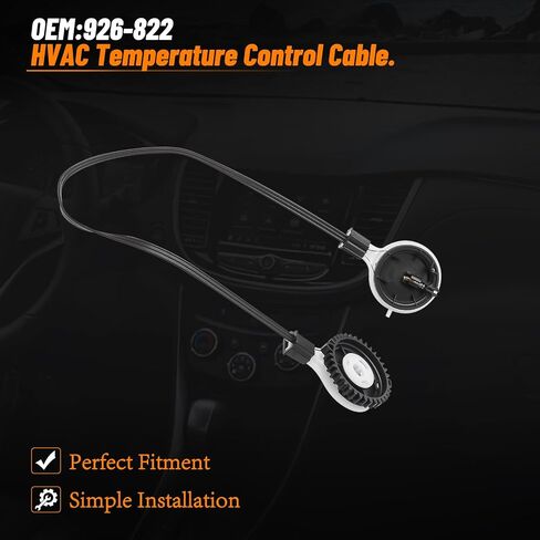 926-822 HVAC Heater Control Cable for 2012-2020 Chevrolet Sonic, 2015-2021 Chevrolet Trax HVAC Temperature Climate Control Cable 95476707 Heater Parts Replace 926822 in Saudi Arabia