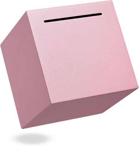 Piggy Bank for Adults/Kids, Must Break to Open Stainless Steel Piggy Bank, Unopenable Metal Money Saving Box (Black, 4.72 Inches) in Saudi Arabia