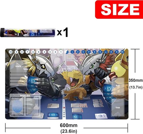 DTCG playmat مبارزة حصيرة الألعاب المنافسة وسادة حصيرة بطاقة الموثق سطح السفينة 35 * 60 سنتيمتر 13.7x23.6in in Saudi Arabia
