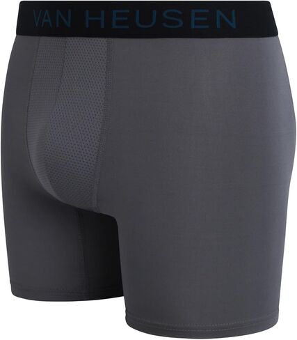Van Heusen Men's Boxer Briefs - 12 Pack Sport Soft Performance Moisture Wicking Boxers - Breathable Underwear for Men (S-XL) in Saudi Arabia