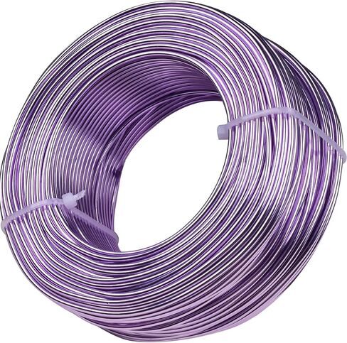 12 Gauge Blue Aluminum Wire Anodized Jewelry Craft Making Beading Floral Colored Aluminum Craft Wire for Jewelry Craft.(Blue/12-Gauge) in Saudi Arabia