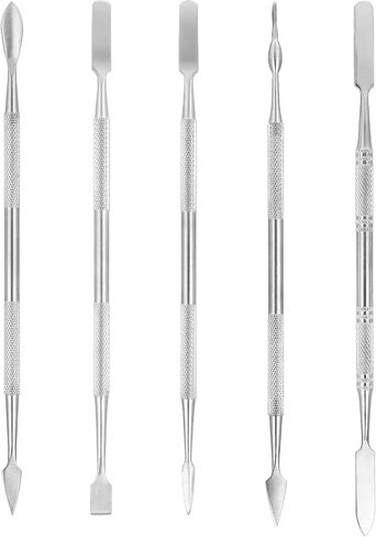 Clay Sculpting Tools, 5 Pcs Stainless Steel Double-Headed Miniature Sculpting Tools Set Polymer Clay Tools Carving Supplies for Pottery, Embossing, Air Dry Clay, Modeling, Shaping, Miniatures Models in Saudi Arabia