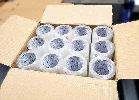 TCP Packing and Shipping Tape - 3" Wide Clear Packing Tape Rolls, Heavy Duty Tape for Moving, 60 Yards, 2.7 MIL Thick, for Shipping, Sealing and Mailing, Refill Tapes for Dispenser (2 ROLLS) in Saudi Arabia