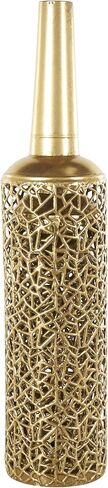 The Novogratz Metal Decorative Vase Abstract Patterned Centerpiece Vases with Open Frame Design, Set of 3 Vases for Home Decoration 30, 25, 21" H, Gold in Kuwait