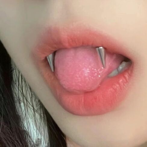 PunkTracker 12Pcs Flat Back Belly Button Ring Belly Rings Surgical Steel Belly Button Piercing Tiger Tooth Lip Rings Monroe Labret Studs Jewelry in Kuwait