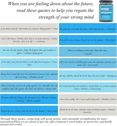 70 Positive Messages in a jar,Don't Give Up Badass Positive quotes,Inspirational,Affirmation Card,Gifts for women/men,Team Friends Colleagues Daughter Son, Employee appreciation,New Job Moving Gift. in Saudi Arabia