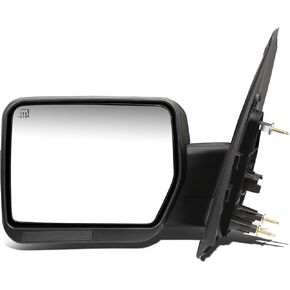 DNA Motoring TWM-019-T111-BK-L Foldable Powered Heated Towing Side Mirror Compatible With 04-14 F-150, Left/Driver Side